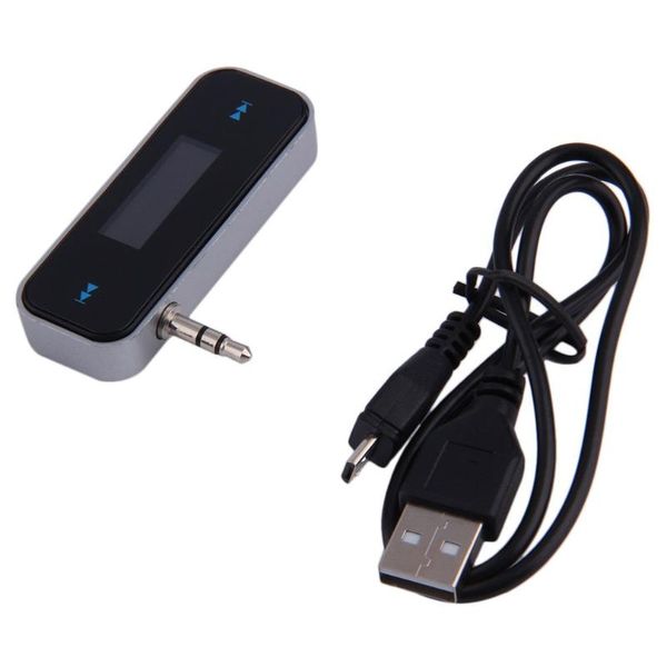 mini 3.5 mm wireless car radio music audio fm transmitter handsmodulator transmissor fm with cable lcd display car kit
mini 3.5 mm wireless car radio music audio fm transmitter handsmodulator transmissor fm with cable lcd display car kit
