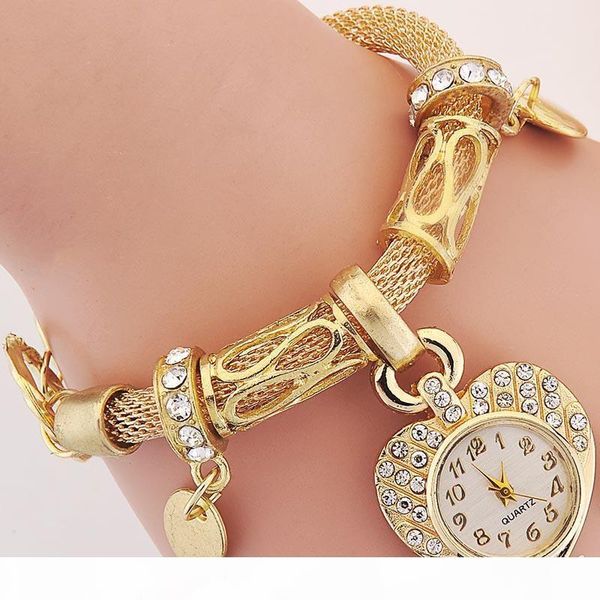 love heart diamond studded quartz movement luxury watch personality gold mesh bracelet strap watches brand designer valentine's day pre, Slivery;brown
love heart diamond studded quartz movement luxury watch personality gold mesh bracelet strap watches brand designer valentine's day pre, Slivery;brown