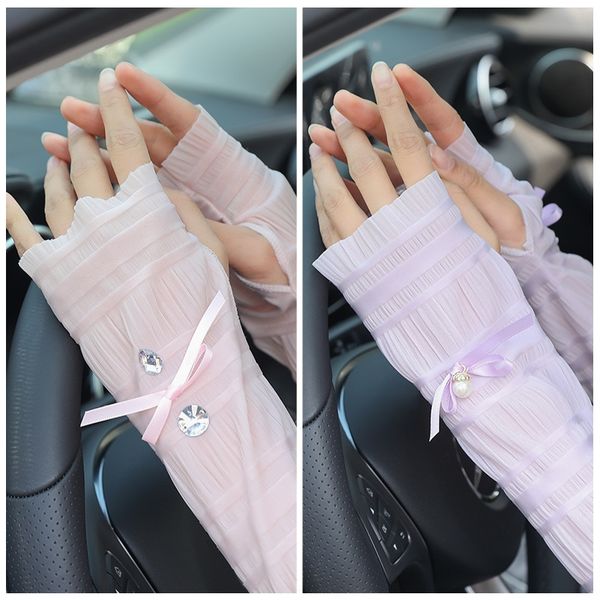 outdoor solid color pearl ice silk sunscreen ladies sleeve car riding pearl bubble sleeve
outdoor solid color pearl ice silk sunscreen ladies sleeve car riding pearl bubble sleeve