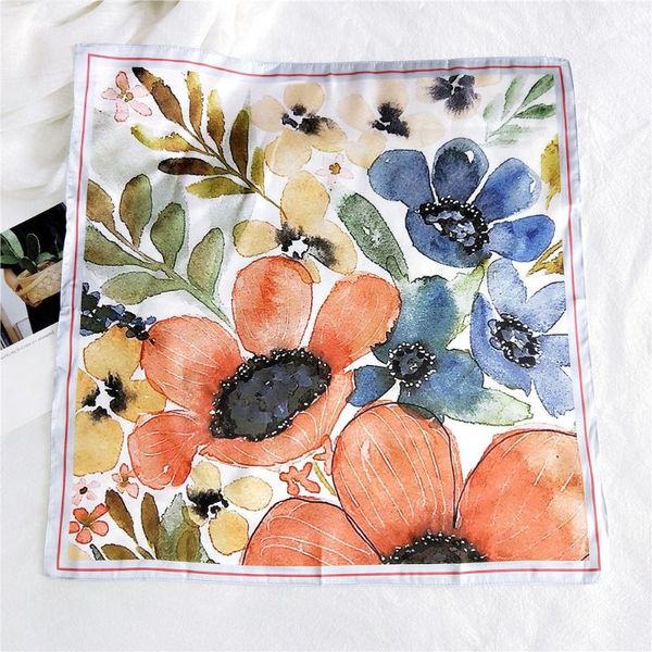 53x53cm fashion women square scarf all-match wraps elegant floral dot spring summer head neck hair tie band neckerchief fj264, Blue;gray
53x53cm fashion women square scarf all-match wraps elegant floral dot spring summer head neck hair tie band neckerchief fj264, Blue;gray