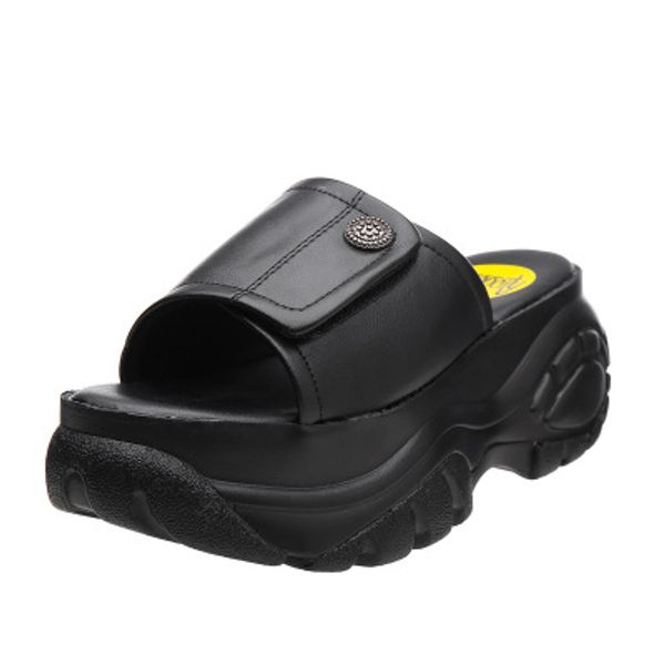 punk thick bottom sandals muffins wear sandals and slippers casual beach shoes sports thick bottom increased word drag, Black
punk thick bottom sandals muffins wear sandals and slippers casual beach shoes sports thick bottom increased word drag, Black