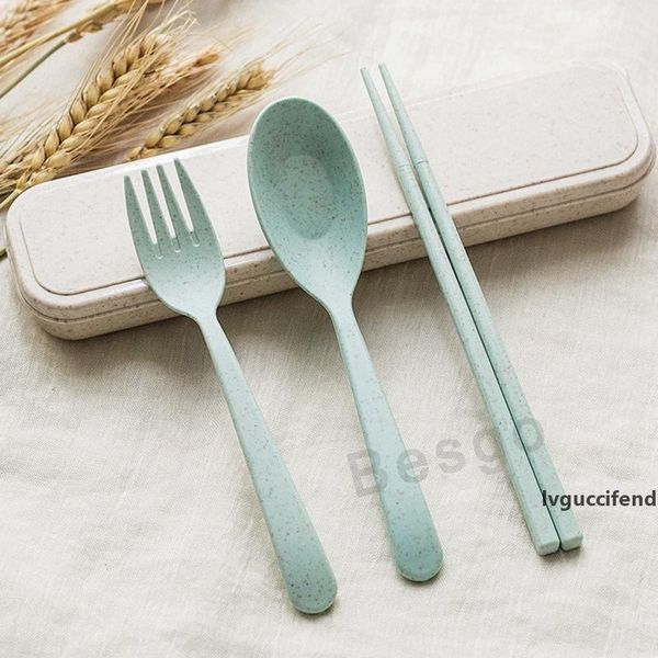 3pcs eco friendly wheat straw dinnerware sets candy color student tableware kits travel portable cutlery set chopsticks fork spoon bc bh2757
3pcs eco friendly wheat straw dinnerware sets candy color student tableware kits travel portable cutlery set chopsticks fork spoon bc bh2757