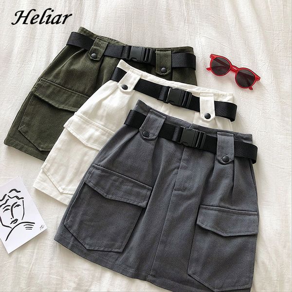 women's shorts heliar cargo women 2021 spring solid with sashes female pockets casual, White;black
women's shorts heliar cargo women 2021 spring solid with sashes female pockets casual, White;black