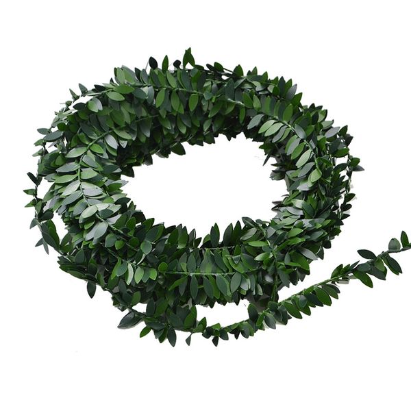 7.5м / 24.6ft зеленых листьев искусственные цветы лоза ротанг шелковый garland железной проволоки для diy венок свадебные цветы автомобилей
7.5м / 24.6ft зеленых листьев искусственные цветы лоза ротанг шелковый garland железной проволоки для diy венок свадебные цветы автомобилей