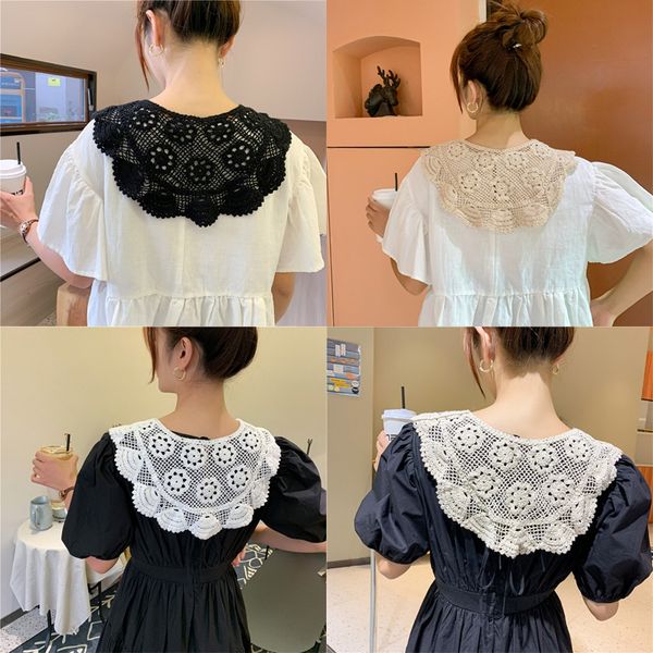 2020 black outerwear all-match western style hollow shawl knot scarf neck collar women's scarf lace lace fashion, Blue;gray
2020 black outerwear all-match western style hollow shawl knot scarf neck collar women's scarf lace lace fashion, Blue;gray
