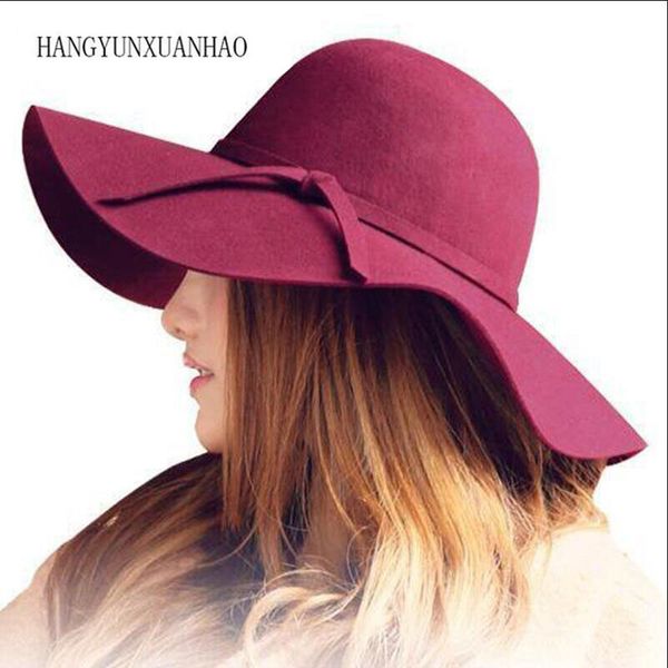 retro autumn winter bowler hats for women girls soft vintage wool felt fedoras hat solid ladies floppy cloche wide brim dome cap, Blue;gray
retro autumn winter bowler hats for women girls soft vintage wool felt fedoras hat solid ladies floppy cloche wide brim dome cap, Blue;gray