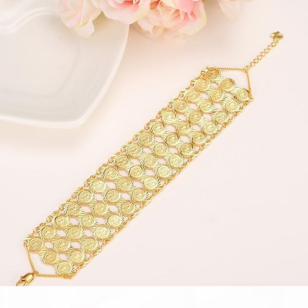 k 190mm +30mm 35mm wide arab bracelet women 14 k solid yellow gold filled coins bangle wholesale islam middle east chain jewelry, Black
k 190mm +30mm 35mm wide arab bracelet women 14 k solid yellow gold filled coins bangle wholesale islam middle east chain jewelry, Black