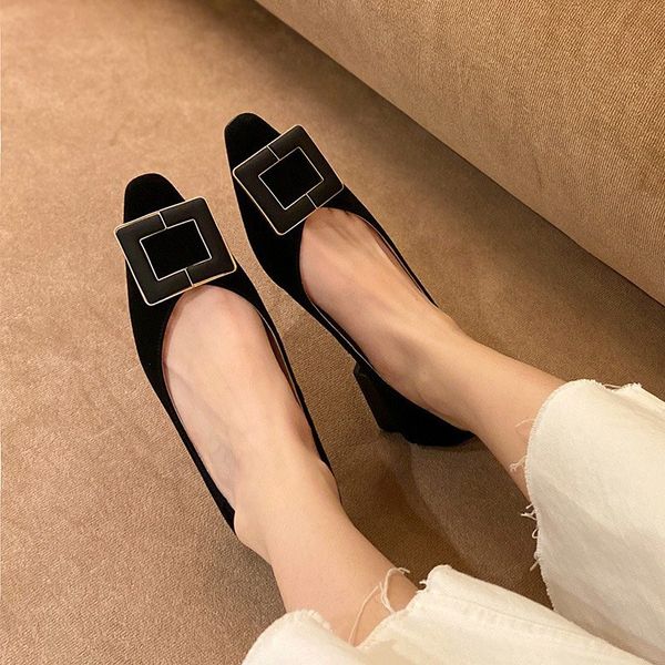 2020 autumn new thick heel square head shallow mouth four seasons shoes leather comfortable low heel women's shoes, Black
2020 autumn new thick heel square head shallow mouth four seasons shoes leather comfortable low heel women's shoes, Black