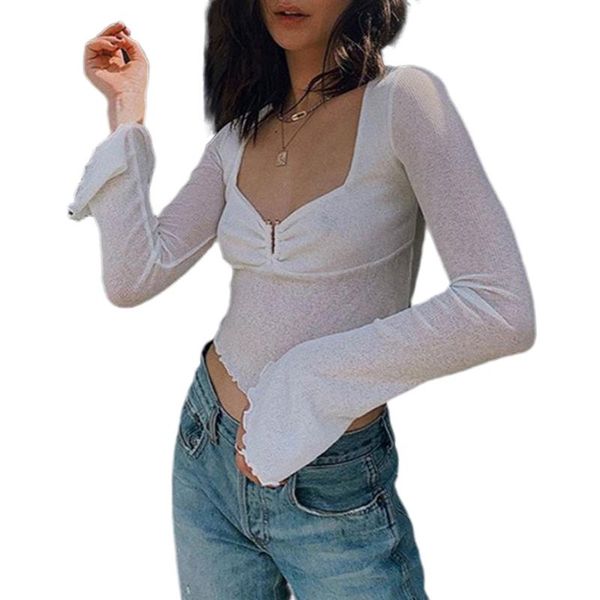 2020 new women's long sleeve crop casual style notch neck short white shirt frill trim white solid color
2020 new women's long sleeve crop casual style notch neck short white shirt frill trim white solid color