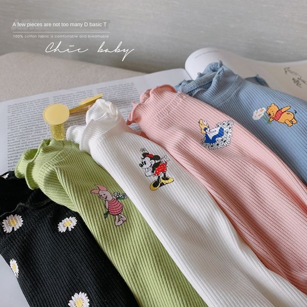 chen dazhu girl's coat t-shirt comfortable and simple slim t-shirt new baby girl's ribbed pit top, Blue
chen dazhu girl's coat t-shirt comfortable and simple slim t-shirt new baby girl's ribbed pit top, Blue