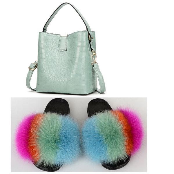 fur furry slides and purse set wholesale fuzzy slippers women summer fluffy slide fur slides and bags platform slipper, Black
fur furry slides and purse set wholesale fuzzy slippers women summer fluffy slide fur slides and bags platform slipper, Black