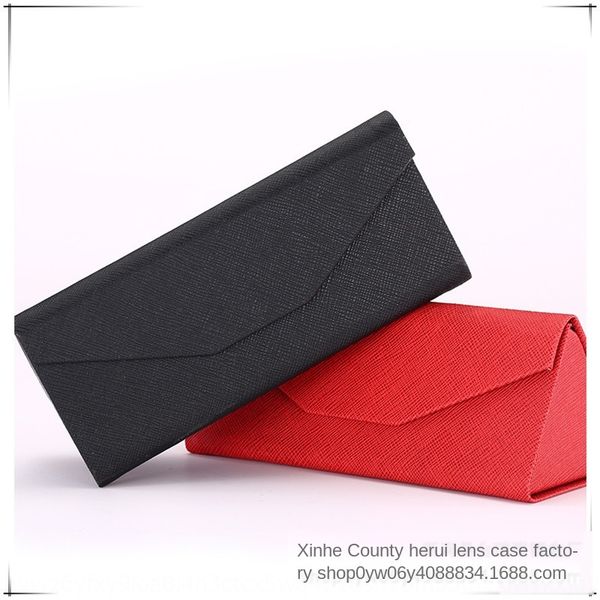 cross pattern handmade box fashion foldable triangular sun case glasses case glasses ink box printable, Blue
cross pattern handmade box fashion foldable triangular sun case glasses case glasses ink box printable, Blue