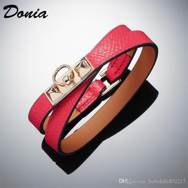 donia jewelry luxury fashion exaggeration titanium steel letter multi color leather personality geometric pattern party christmas gift, Black
donia jewelry luxury fashion exaggeration titanium steel letter multi color leather personality geometric pattern party christmas gift, Black