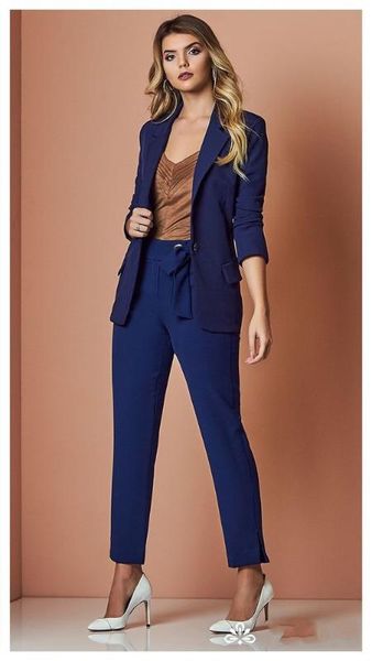 2020 new custom navy blue formal suits for women office business suitspants work wear sets uniform styles elegant pant suits w37, White
2020 new custom navy blue formal suits for women office business suitspants work wear sets uniform styles elegant pant suits w37, White