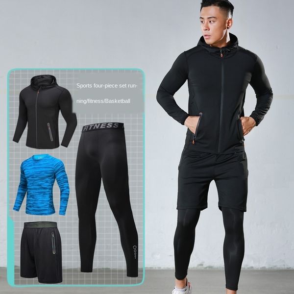 4ymbx outdoor outdoor sports of 4 sports four-piece set 2020 autumn men's fitness suit quick-drying breathable trousers long sleeve fou, Black
4ymbx outdoor outdoor sports of 4 sports four-piece set 2020 autumn men's fitness suit quick-drying breathable trousers long sleeve fou, Black