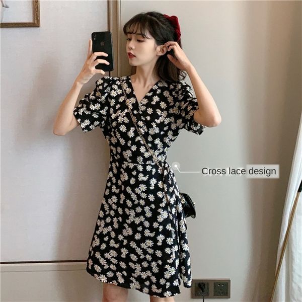 2020 new a- skirt a- line skirt korean style daisy floral dress women's mid-length elegant waist lace-up a- line dress, Black;gray
2020 new a- skirt a- line skirt korean style daisy floral dress women's mid-length elegant waist lace-up a- line dress, Black;gray