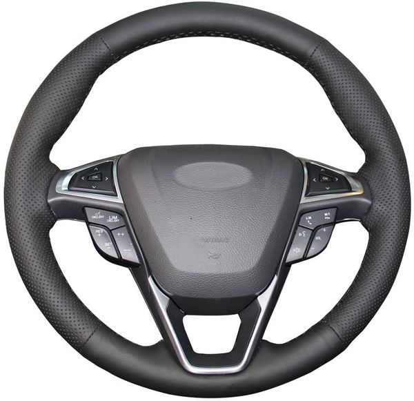 diy genuine leather steering wheel cover 2015 -2017 for ford edge 4dr suv / for 2013 -2018 fusion interior accessories 15 inches sew
diy genuine leather steering wheel cover 2015 -2017 for ford edge 4dr suv / for 2013 -2018 fusion interior accessories 15 inches sew