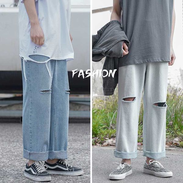 ripped jeans men straight loose popular korean teenagers trousers fashoins hole harem blue jeans pants denim
ripped jeans men straight loose popular korean teenagers trousers fashoins hole harem blue jeans pants denim