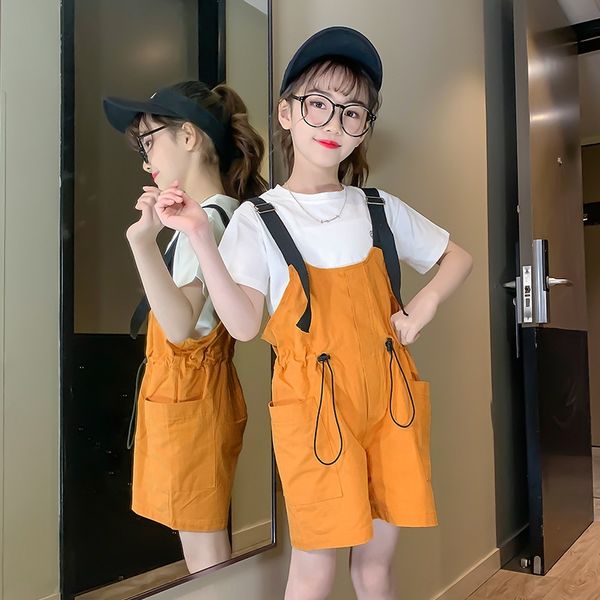 wfofy girls' belt shorts 2020 new children's korean style loose wide- wide leg suspender wide leg pants medium and large children, Blue
wfofy girls' belt shorts 2020 new children's korean style loose wide- wide leg suspender wide leg pants medium and large children, Blue