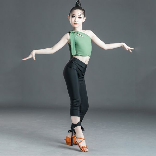 stage wear summer girls latin dance costumes children's pants suit salsa/ballroom/tango/chacha performance sl3733, Black;red
stage wear summer girls latin dance costumes children's pants suit salsa/ballroom/tango/chacha performance sl3733, Black;red