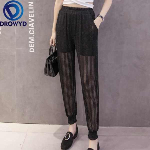 black cutout harem pants for women fashion office work elegant trousers 2020 summer girl casual slim thin korean pockets pants, Black;white
black cutout harem pants for women fashion office work elegant trousers 2020 summer girl casual slim thin korean pockets pants, Black;white