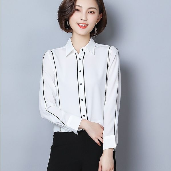 women's chiffon 2020 autumn new korean style color matching professional slimming loose ol professional shirt long sleeve shirt, White
women's chiffon 2020 autumn new korean style color matching professional slimming loose ol professional shirt long sleeve shirt, White