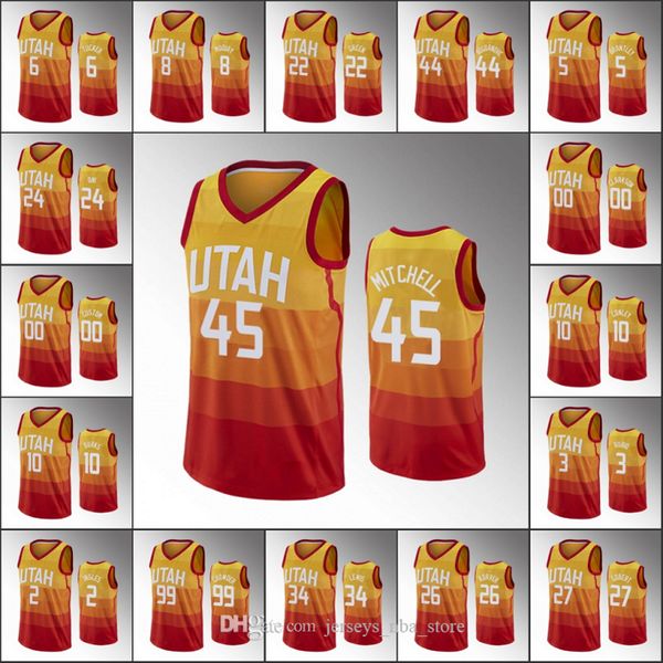 utah jazz men mike conley donovan mitchell rudy gobert jor dan clarkson bojan bogdanovic nba orange custom 2020 jersey, Black;red
utah jazz men mike conley donovan mitchell rudy gobert jor dan clarkson bojan bogdanovic nba orange custom 2020 jersey, Black;red