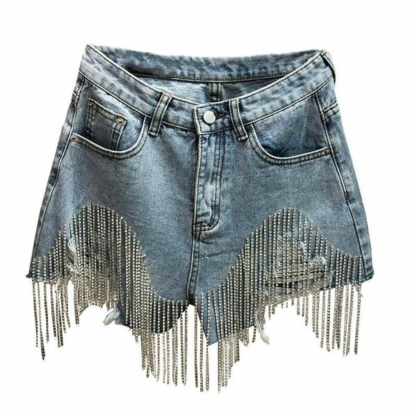 xuxi summer 2020 european style denim shorts diamond tassels high waist matching everything women fashion fz2326, White;black
xuxi summer 2020 european style denim shorts diamond tassels high waist matching everything women fashion fz2326, White;black