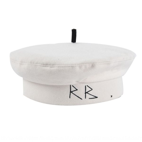 western-style white rb letter lady woolen cloth painter fashionable painter's hat beret beret man all-match bud hat, Blue;gray
western-style white rb letter lady woolen cloth painter fashionable painter's hat beret beret man all-match bud hat, Blue;gray