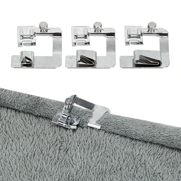 rolled hem feet domestic sewing machine foot presser 1 piece 3 size crimping presser household sewing machine accessories
rolled hem feet domestic sewing machine foot presser 1 piece 3 size crimping presser household sewing machine accessories