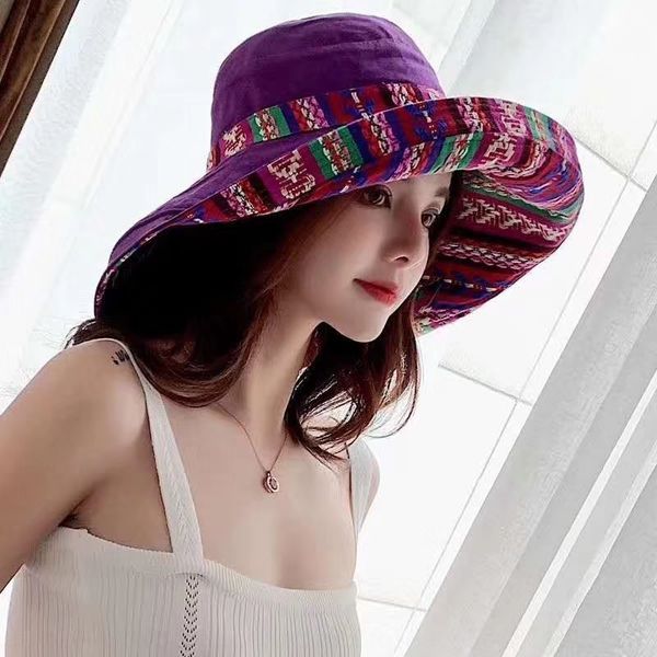 big female summer double sunshade basin korean fashion hat all-match outdoor travel sunscreen beach hat, Blue;gray
big female summer double sunshade basin korean fashion hat all-match outdoor travel sunscreen beach hat, Blue;gray