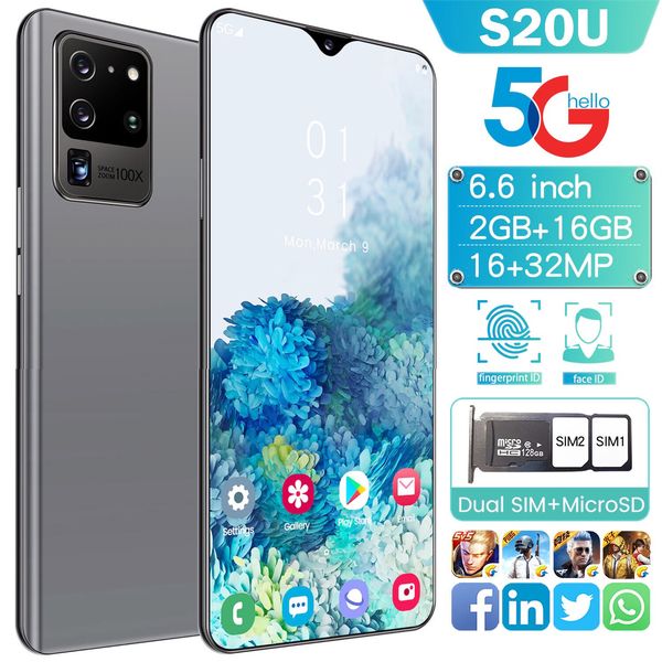 new s20u mobile phone cross-border explosion model smartphone water drop 6.7 inch large screen ultra-thin 2+16g phone
new s20u mobile phone cross-border explosion model smartphone water drop 6.7 inch large screen ultra-thin 2+16g phone