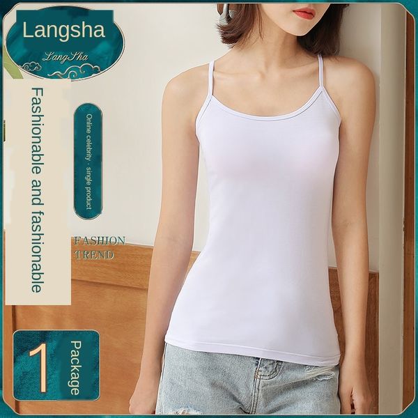 langsha underpants underpants camisole female interior solid color student girl slim and slim outside fashionable thin back underwear, Camo
langsha underpants underpants camisole female interior solid color student girl slim and slim outside fashionable thin back underwear, Camo