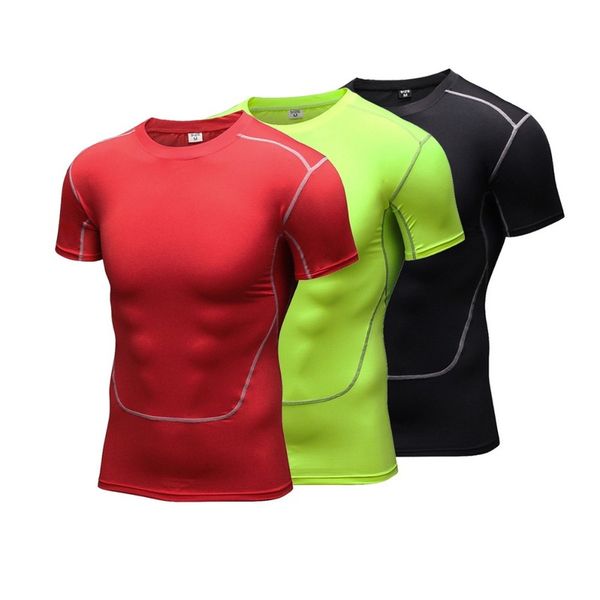 2020 new men's running t-shirts tights compression t-shirt bodybuilding fitness clothes quick dry breathable sports men, Black;blue
2020 new men's running t-shirts tights compression t-shirt bodybuilding fitness clothes quick dry breathable sports men, Black;blue