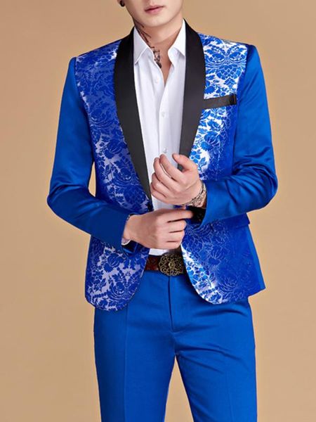 brand men's printing color suits studio p host ceremonial men's green fruit collar suit stage performance, White;black
brand men's printing color suits studio p host ceremonial men's green fruit collar suit stage performance, White;black
