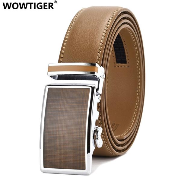 wowtiger man khaki automatic buckle cowhide leather belts for men clothing cinto masculino men belt, Black;brown
wowtiger man khaki automatic buckle cowhide leather belts for men clothing cinto masculino men belt, Black;brown