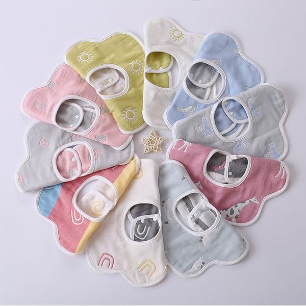six-layer gauze 360-degree saliva towel saliva towel round petal gauze newborn bib dining bib
six-layer gauze 360-degree saliva towel saliva towel round petal gauze newborn bib dining bib