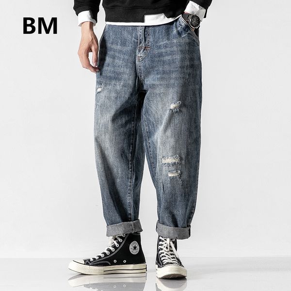 2020 fashion ripped jeans for men clothing japanese streetwear cargo pants men kpop clothes harajuku denim jeans straight pants, Blue
2020 fashion ripped jeans for men clothing japanese streetwear cargo pants men kpop clothes harajuku denim jeans straight pants, Blue