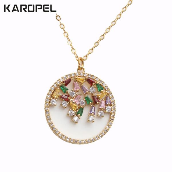 fashion colorful cubic zircon round cut necklace jewelry women wedding luxury cz zircon crystal pendant necklace party gifts, Silver
fashion colorful cubic zircon round cut necklace jewelry women wedding luxury cz zircon crystal pendant necklace party gifts, Silver