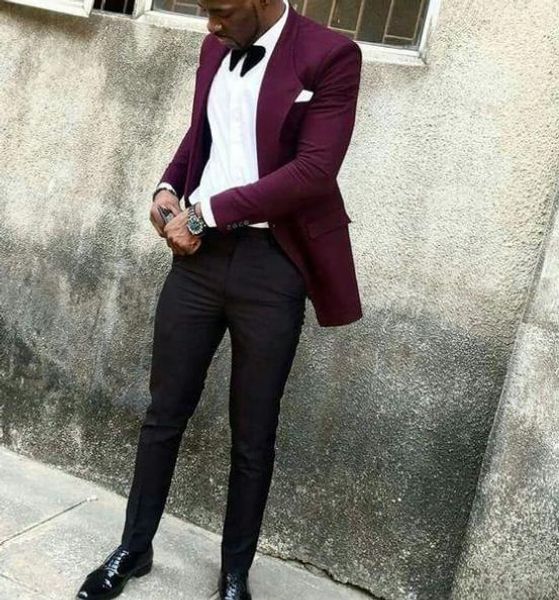shawl lapel one button burgundy mens suits fashion slim fit groomsmen wedding tuxedos for men formal prom suit (jacket+pants, White;black
shawl lapel one button burgundy mens suits fashion slim fit groomsmen wedding tuxedos for men formal prom suit (jacket+pants, White;black
