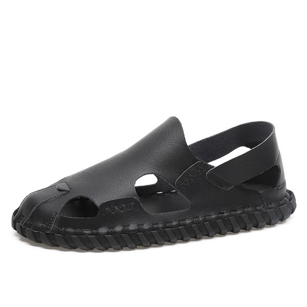 sandals 2021 summer men's microfiber leather anti-slip quality street shoes light weight man leisure, Black
sandals 2021 summer men's microfiber leather anti-slip quality street shoes light weight man leisure, Black