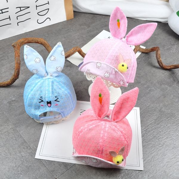 g1147 embroidered radish ears full mesh lace children's flip cap lace baby hat hat baby cap, Blue;gray
g1147 embroidered radish ears full mesh lace children's flip cap lace baby hat hat baby cap, Blue;gray