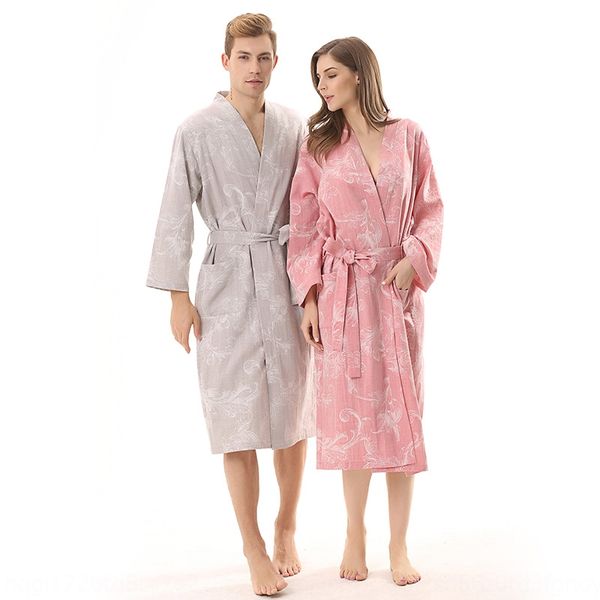 ygh4b autumn couple's japanese kimono pure cotton pajamas and bathrobes bathrobe thin bathrobe double layer gauze cotton home clothes p
ygh4b autumn couple's japanese kimono pure cotton pajamas and bathrobes bathrobe thin bathrobe double layer gauze cotton home clothes p
