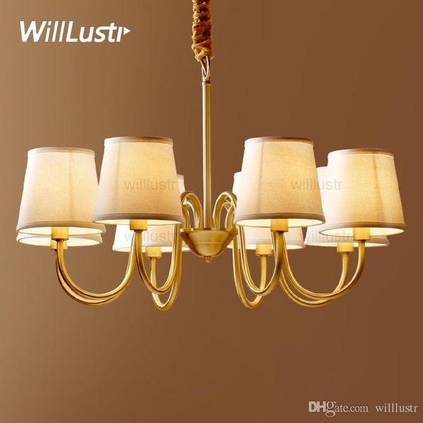 willlustr copper pendant lamp brass hanging light fabric chandelier modern suspension lighting american country nordic europe
willlustr copper pendant lamp brass hanging light fabric chandelier modern suspension lighting american country nordic europe