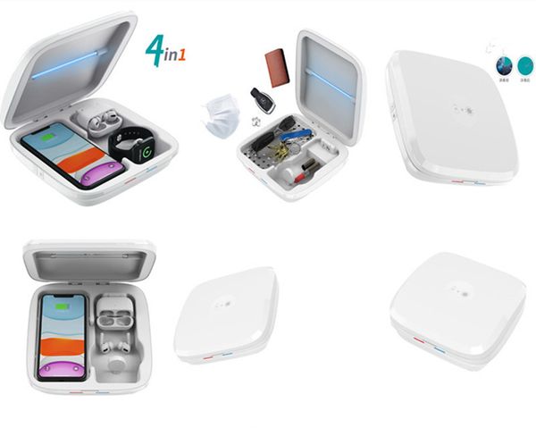 multifunction 4 in 1 uv mask cell phone sanitizer, wireless charger, uv lamp phone disinfector,disinfection box dhl ing
multifunction 4 in 1 uv mask cell phone sanitizer, wireless charger, uv lamp phone disinfector,disinfection box dhl ing