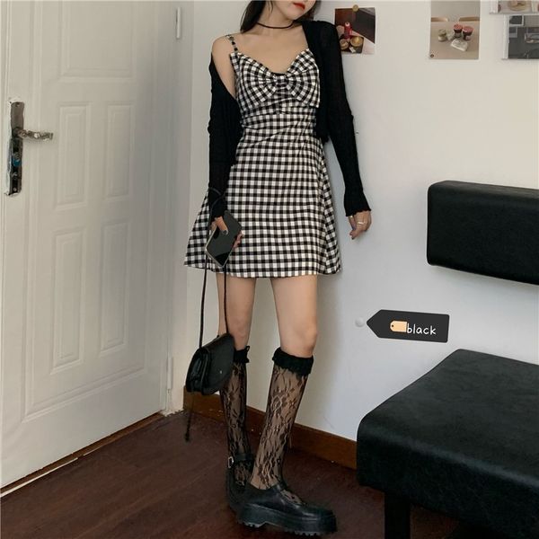 krmwq huayuan korean style coat dresswomen's cute girl big bow plaid knitted cardigan huayuan korean style dress dresscoat dresswomen&#, Black;gray
krmwq huayuan korean style coat dresswomen's cute girl big bow plaid knitted cardigan huayuan korean style dress dresscoat dresswomen&#, Black;gray