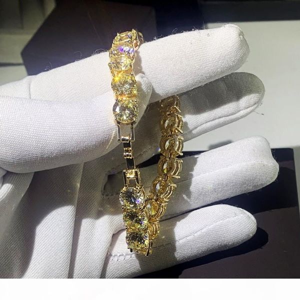 2020 new sparkling luxury jewelry 18k champagne gold 8mm round cut z cz diamond gemstones women party wedding bridal bracelet gift, Golden;silver
2020 new sparkling luxury jewelry 18k champagne gold 8mm round cut z cz diamond gemstones women party wedding bridal bracelet gift, Golden;silver