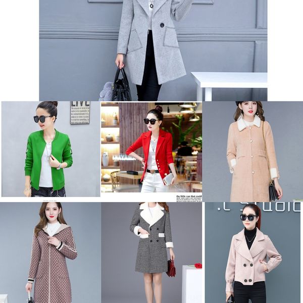 2020 windbreaker spring and autumn women's suit woolen women's coat mid-length youth suit double-sided velvet windbreaker coat, White;black
2020 windbreaker spring and autumn women's suit woolen women's coat mid-length youth suit double-sided velvet windbreaker coat, White;black