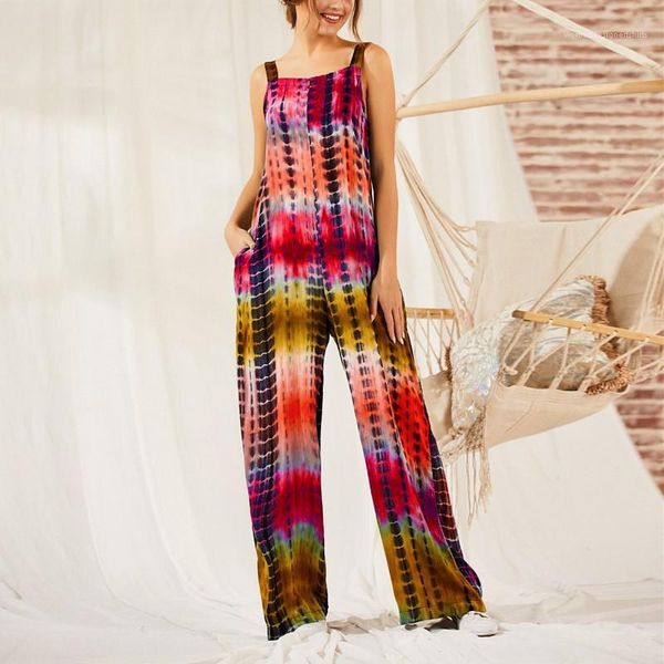 sleeveless rompers relaxed full length casuasl clothing gradient striped overalls womens jumpsuits summer loose tie dye, Black;white
sleeveless rompers relaxed full length casuasl clothing gradient striped overalls womens jumpsuits summer loose tie dye, Black;white