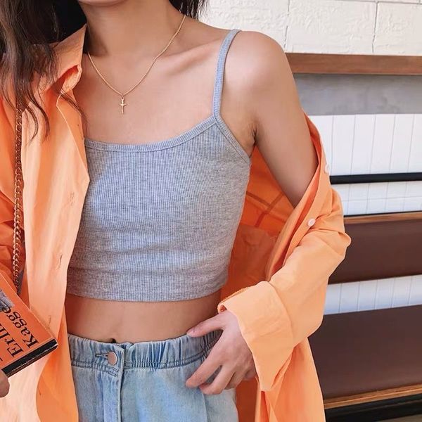 blackday crop new fashion women solid summer camis female casual tank vest sleeveless cool streetwear club high street, White
blackday crop new fashion women solid summer camis female casual tank vest sleeveless cool streetwear club high street, White
